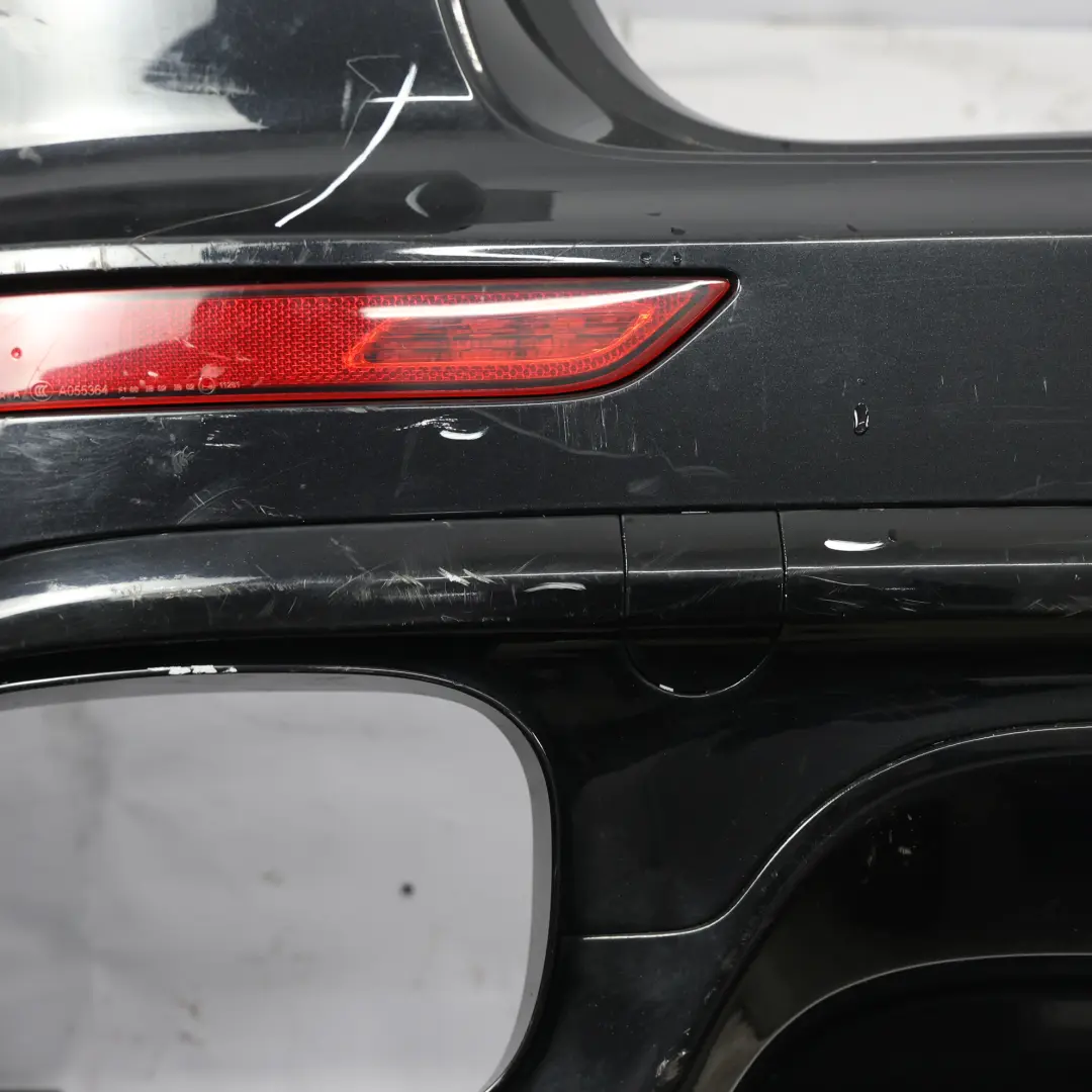 Porsche Cayenne 92A Zderzak Tylny Jet Black Czarny Metalik - C9X - SKU 95850541760-JBL - Numer Części 95850541760