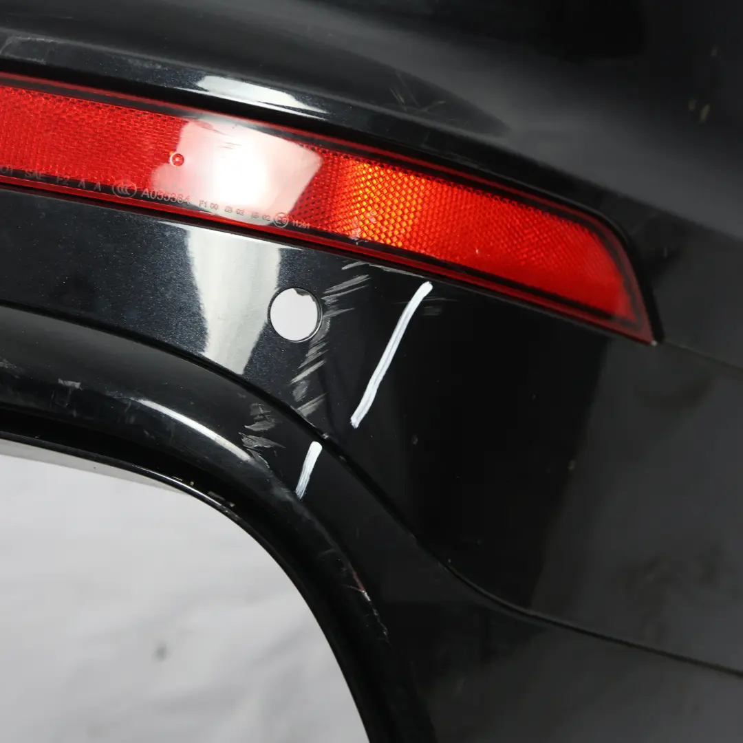 Porsche Cayenne 92A Rear Bumper Trim Panel Covering Jet Black Metallic - C9X - SKU 95850541760-JBL - Part number 95850541760