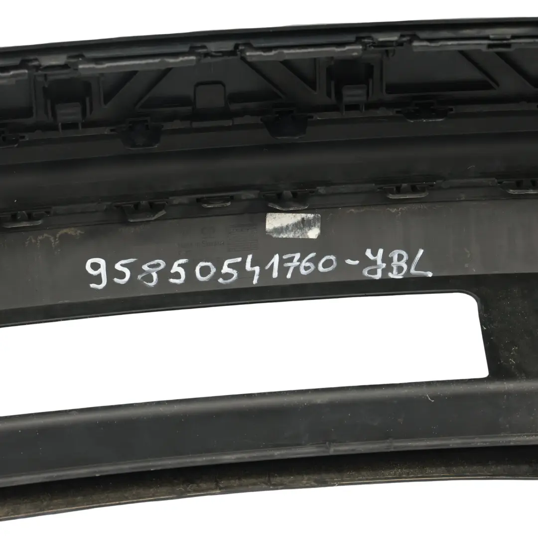 Porsche Cayenne 92A Rear Bumper Trim Panel Covering Jet Black Metallic - C9X - SKU 95850541760-JBL - Part number 95850541760
