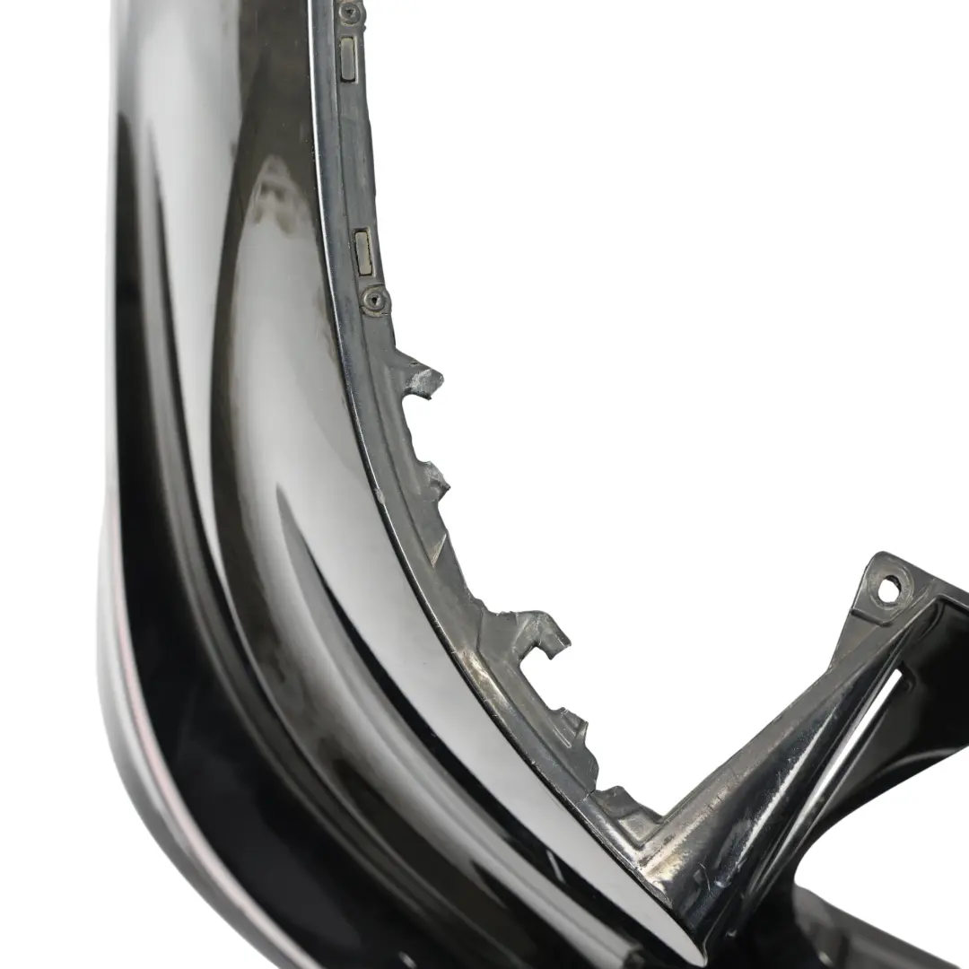 Bumper Trim Panel Covering Jet Black Metallic - C9X to Porsche Cayenne 92A Rear with Part number 95850541760 Porsche Cayenne 92A Rear Bumper Trim Panel Covering Jet Black Metallic - C9X - SKU 95850541760-JBL - Part number 95850541760