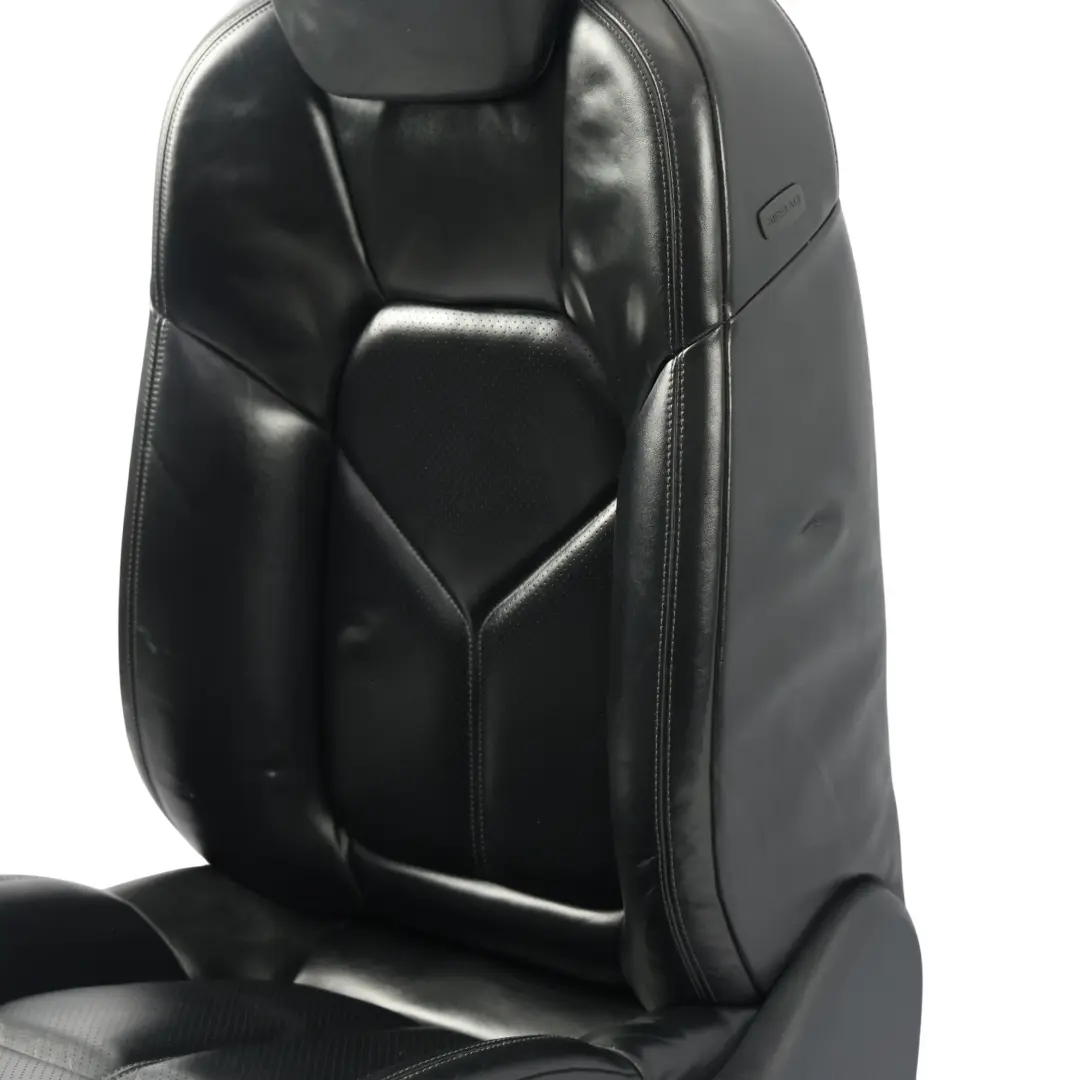Porsche Cayenne 92A Asiento Delantero Confort Memoria Cuero Liso Negro Izquierdo - SKU 95852180201-1 - Número de pieza 95852180201