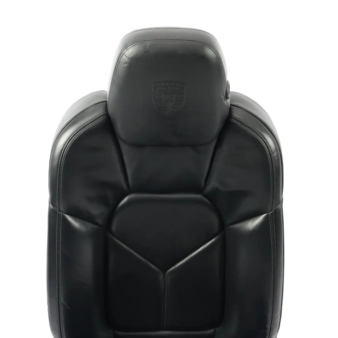 Porsche Cayenne 92A Sedile Anteriore Comfort Con Memoria In Pelle Liscia Nera - SKU 95852180201-1 - Numero di parte 95852180201