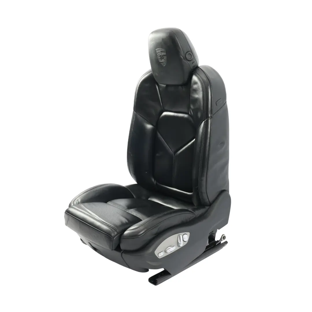 Porsche Cayenne 92A Siège Avant Confort À Mémoire Cuir Lisse Noir Gauche - SKU 95852180201-1 - Numéro de pièce 95852180201