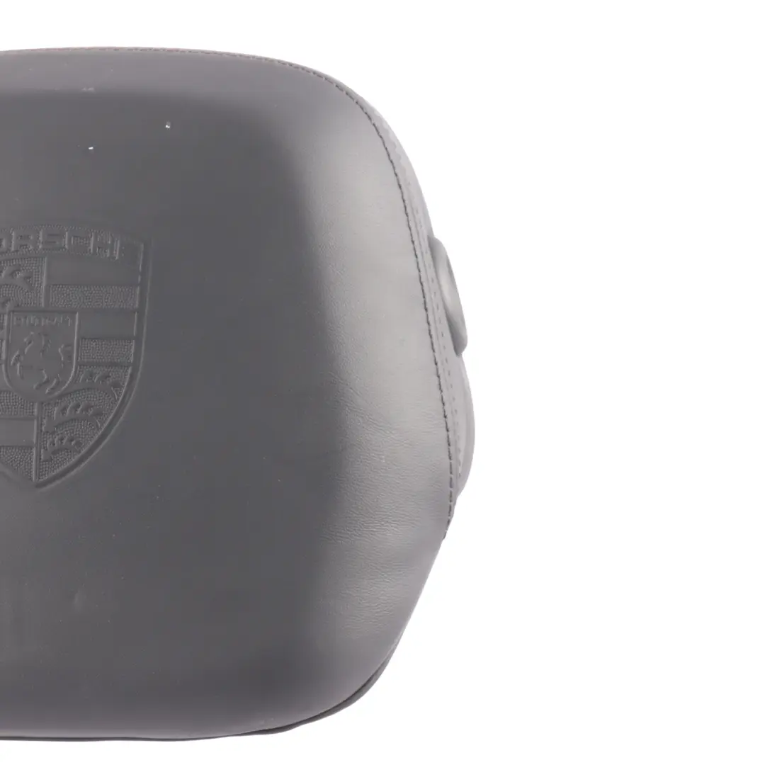 Porsche Cayenne 92A Seat Headrest Rear Left N/S Head Rest Black Leather - SKU 95852281401 - Part number 95852281401