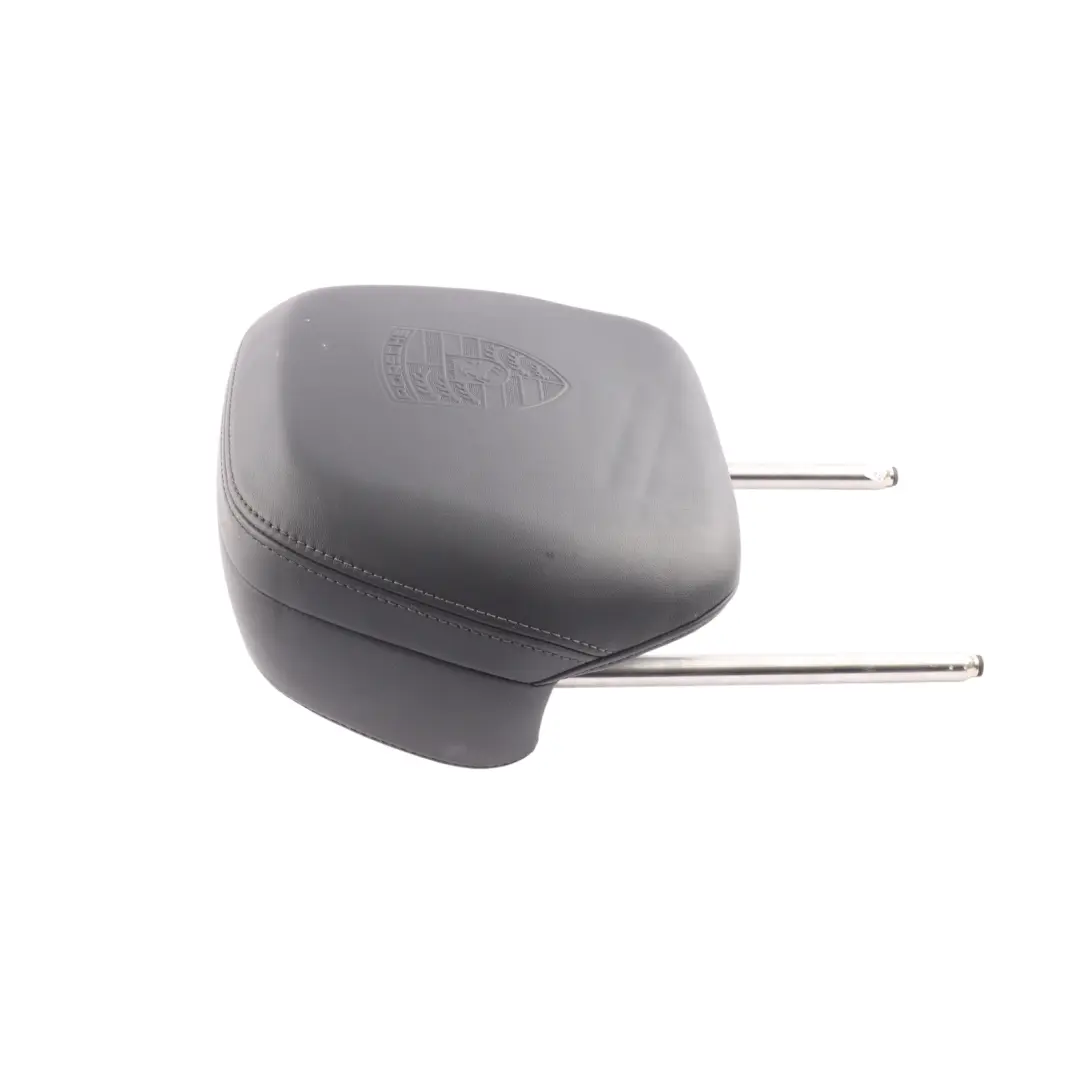 Porsche Cayenne 92A Seat Headrest Rear Left N/S Head Rest Black Leather - SKU 95852281401 - Part number 95852281401