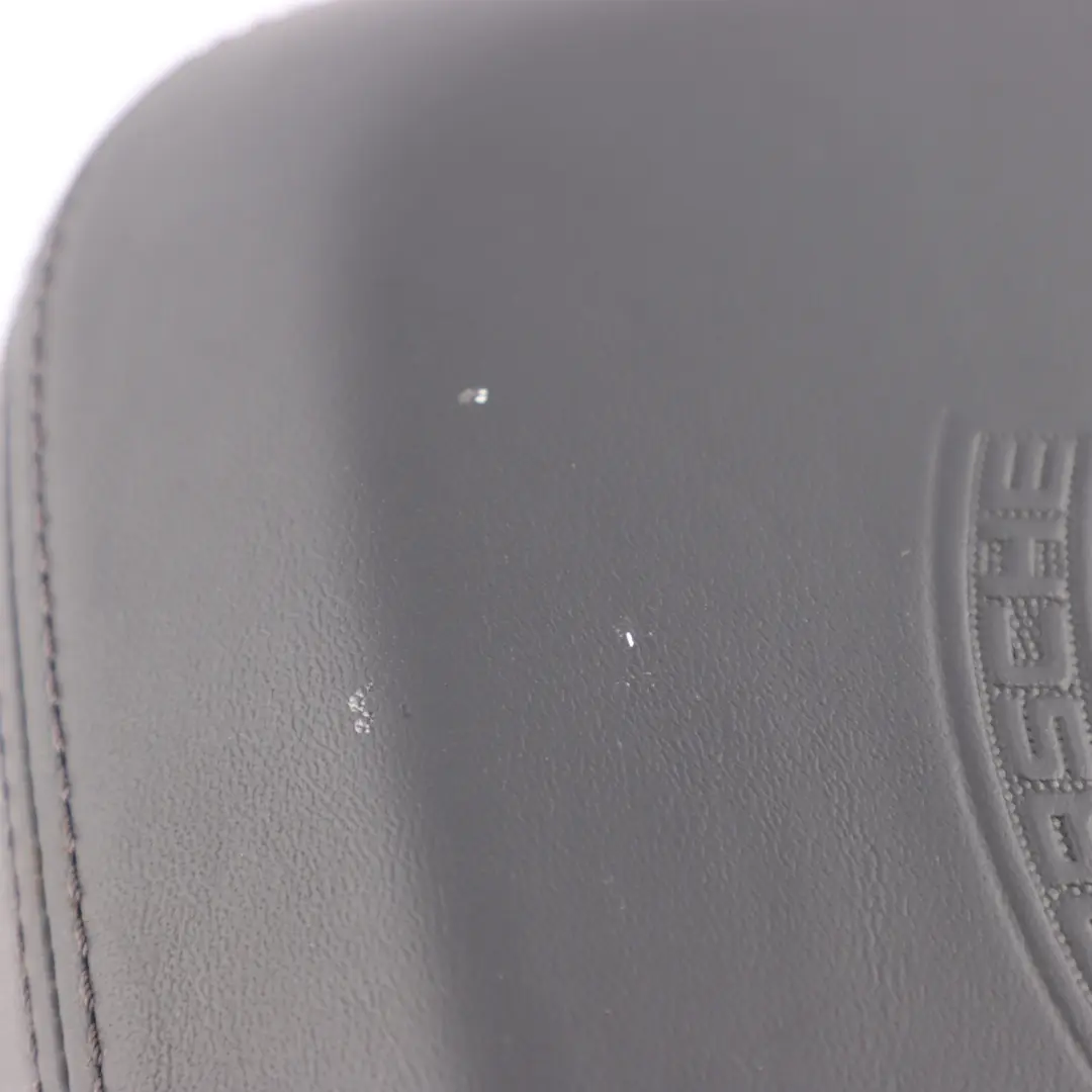 Porsche Cayenne 92A Seat Headrest Rear Left N/S Head Rest Black Leather - SKU 95852281401 - Part number 95852281401