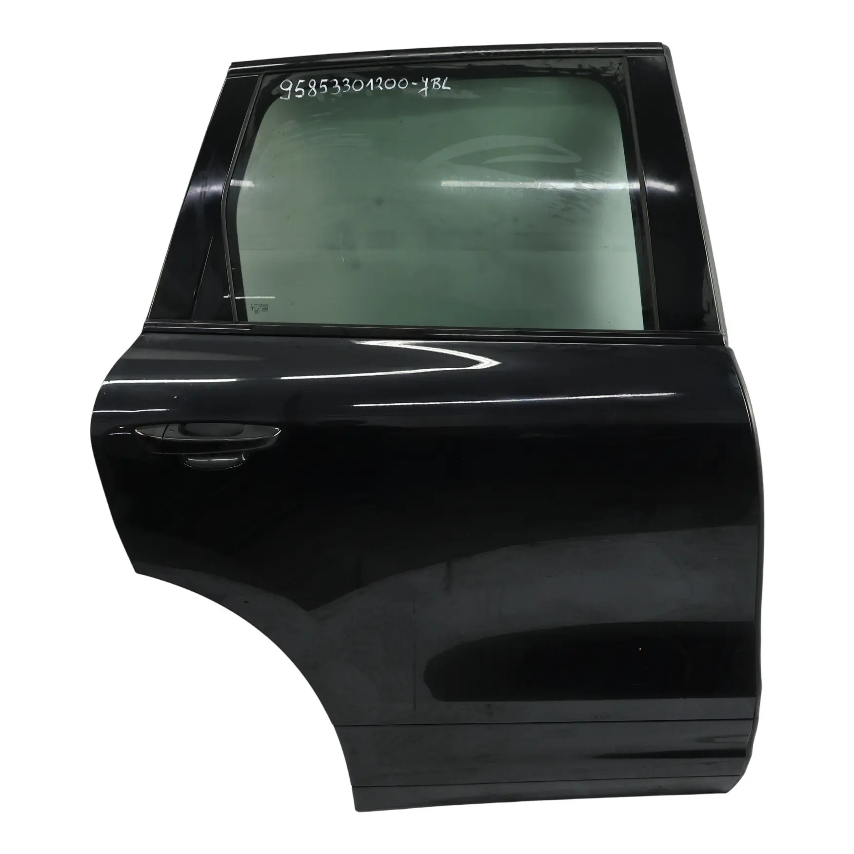 Porsche Cayenne 92A Puerta Trasera Derecha 95853301200 Jet Black Metallic - C9X