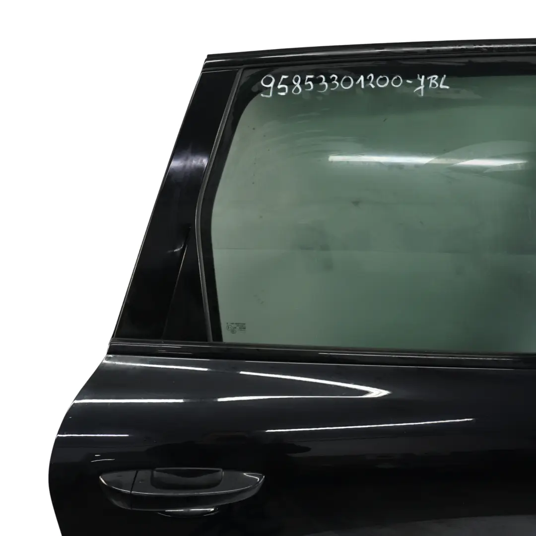 Door Rear Right O/S Jet Black Metallic - C9X to Porsche Cayenne 92A with Part number 95853301200 Porsche Cayenne 92A Door Rear Right O/S Jet Black Metallic - C9X - SKU 95853301200-JBL - Part number 95853301200