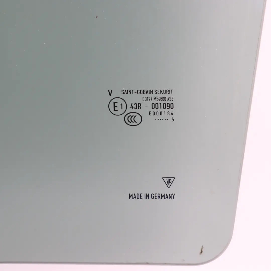 Porsche Cayenne 92A Rear Door Side Window Glass Left N/S AS3 - SKU 95854261105 - Part number 95854261105