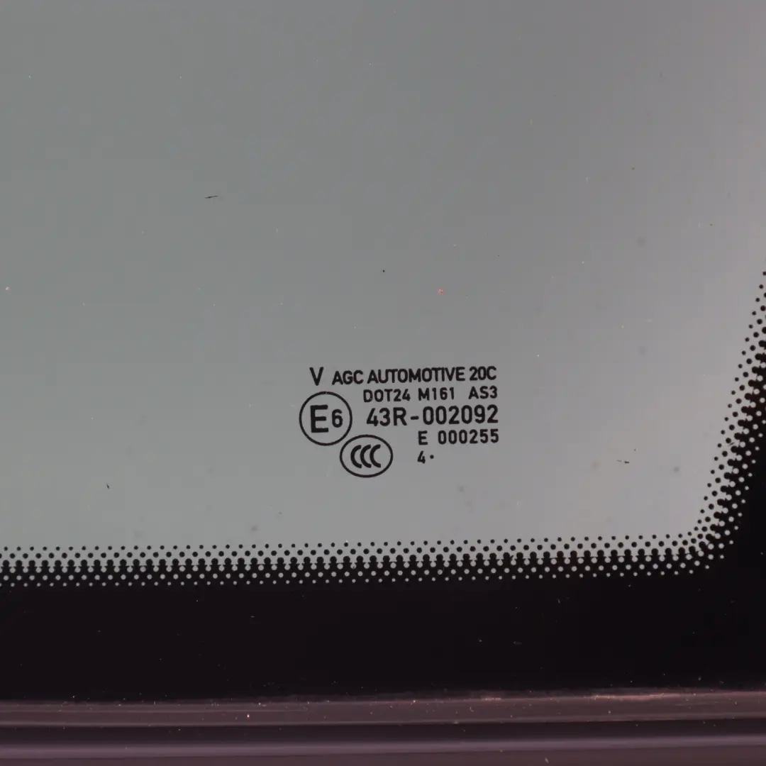 Porsche Cayenne 92A Rear Window Quarter Glass Fixed Right O/S AS3 - SKU 95854411223 - Part number 95854411223