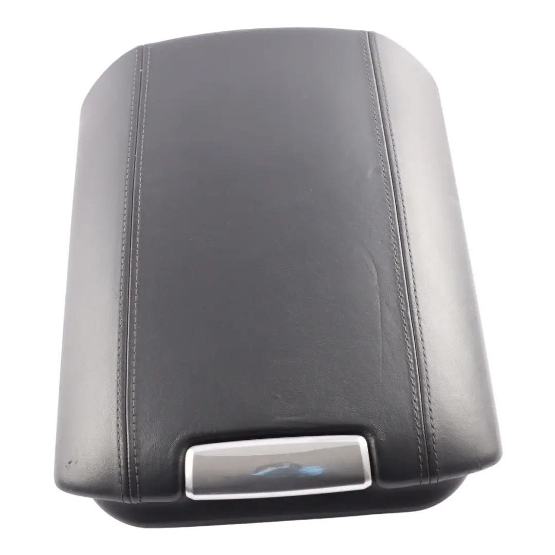 Porsche Cayenne 92A Centre Console Arm Rest Armrest Leather Black - SKU 95855320741 - Part number 95855320741