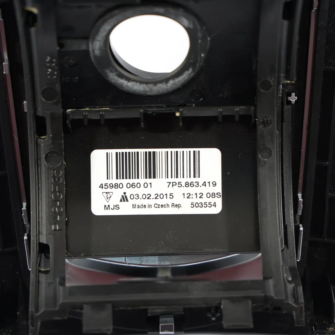 Selector Selecting Lever Surround Cover 7P5863324F to Porsche Cayenne 92A Gear with Part number 95855332400 Porsche Cayenne 92A Gear Selector Selecting Lever Surround Cover 7P5863324F - SKU 95855332400-1 - Part number 95855332400
