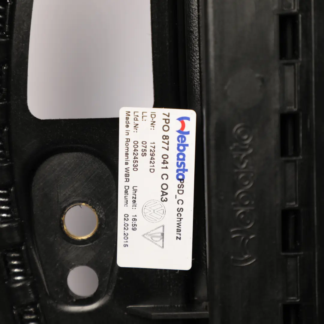 Porsche Cayenne 92A Dach Panoramiczny Szyba AS3 - SKU 95856204901 - Numer Części 95856204901