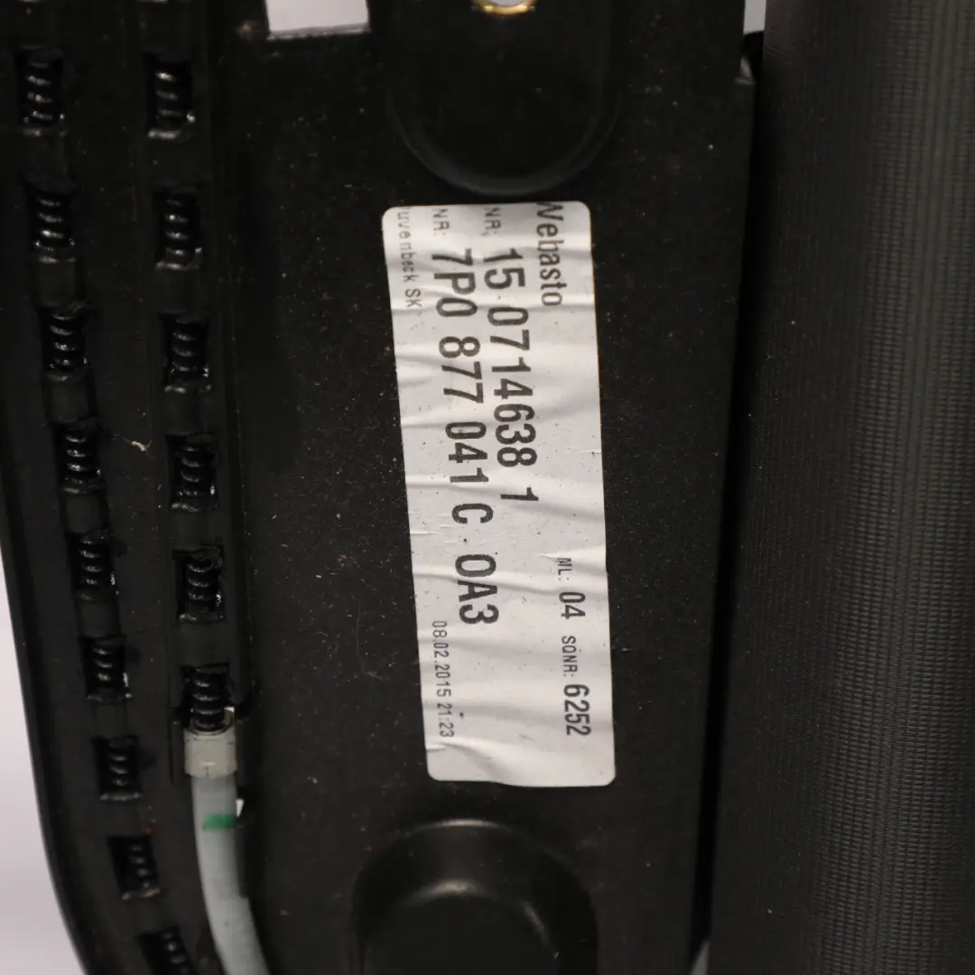 Porsche Cayenne 92A Panoramic Sunroof Panorama Sliding Sun Roof Frame AS3 - SKU 95856204901 - Part number 95856204901