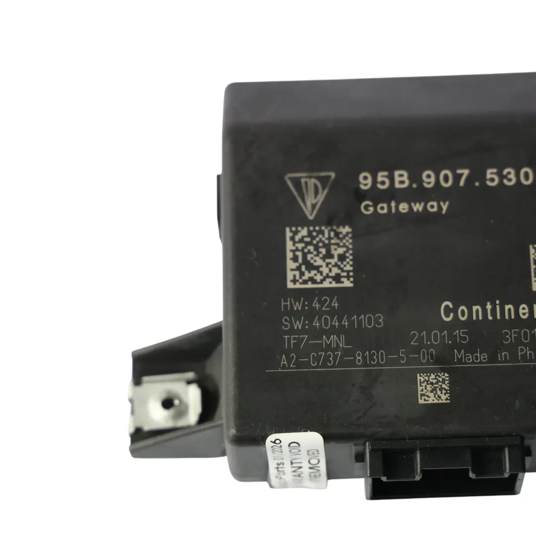 Module De Passerelle De Carrosserie Contrôle ECU pour Porsche Cayenne 92A à propos du numéro de pièce 95B907530E Porsche Cayenne 92A Module De Passerelle De Carrosserie Contrôle ECU - SKU 95B907530E - Numéro de pièce 95B907530E