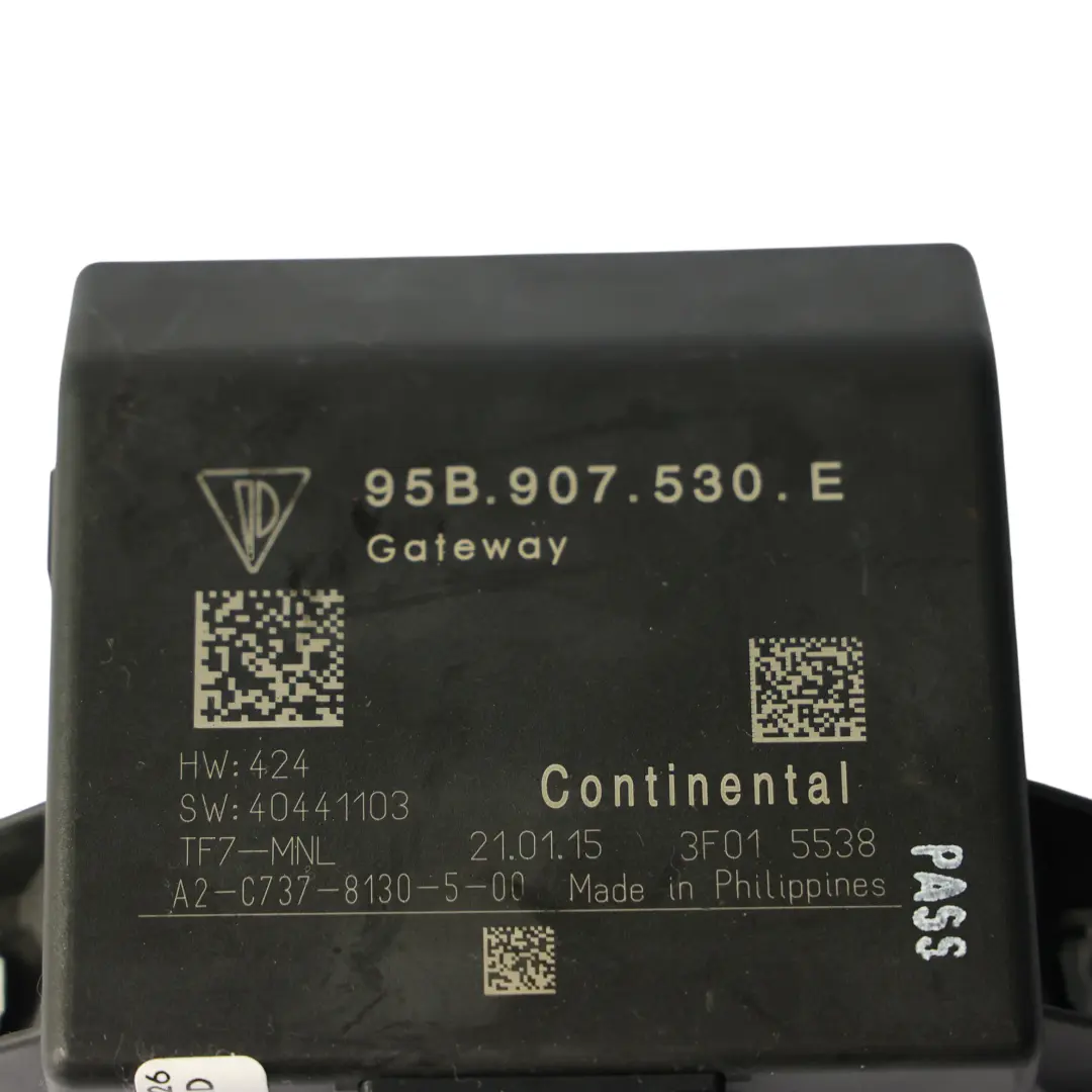 Porsche Cayenne 92A Body Gateway Modul ECU Steuergerät - SKU 95B907530E - Teilenummer 95B907530E