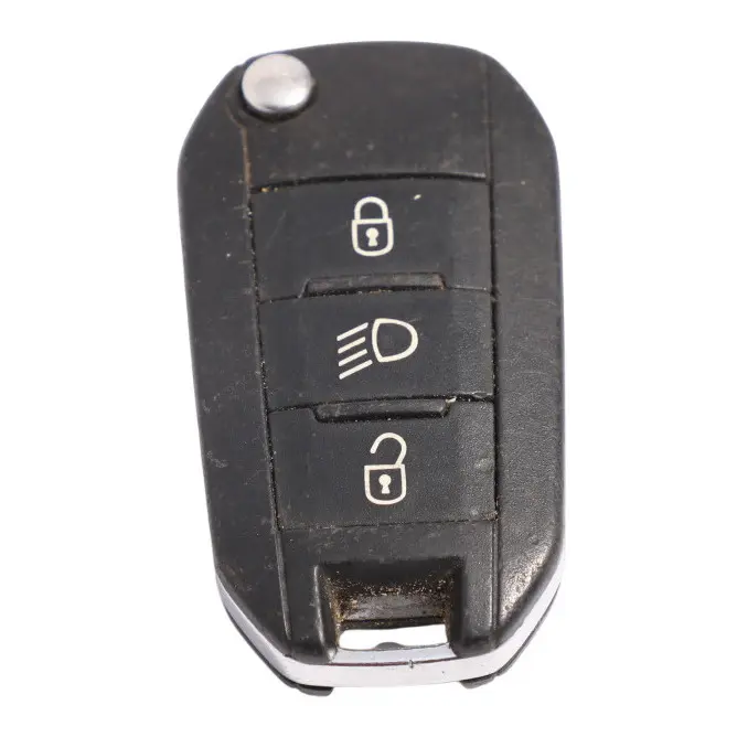 Flip Key Fob Remote Control Button to Peugeot 208 308 3008 5008 with Part number 9674001080 Peugeot 208 308 3008 5008 Flip Key Fob Remote Control Button - SKU 9674001080 - Part number 9674001080