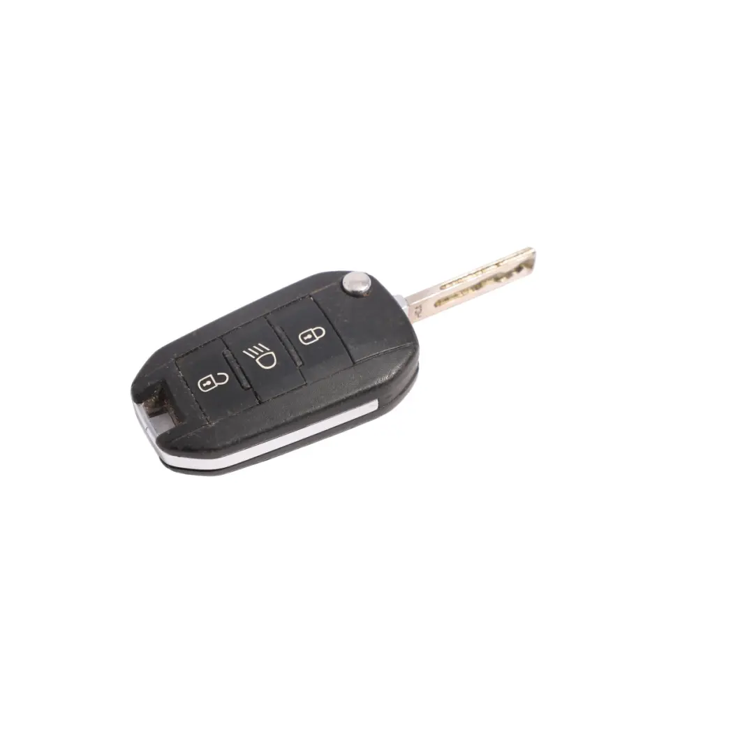 Peugeot 208 308 3008 5008 Flip Key Fob Remote Control Button - SKU 9674001080 - Part number 9674001080
