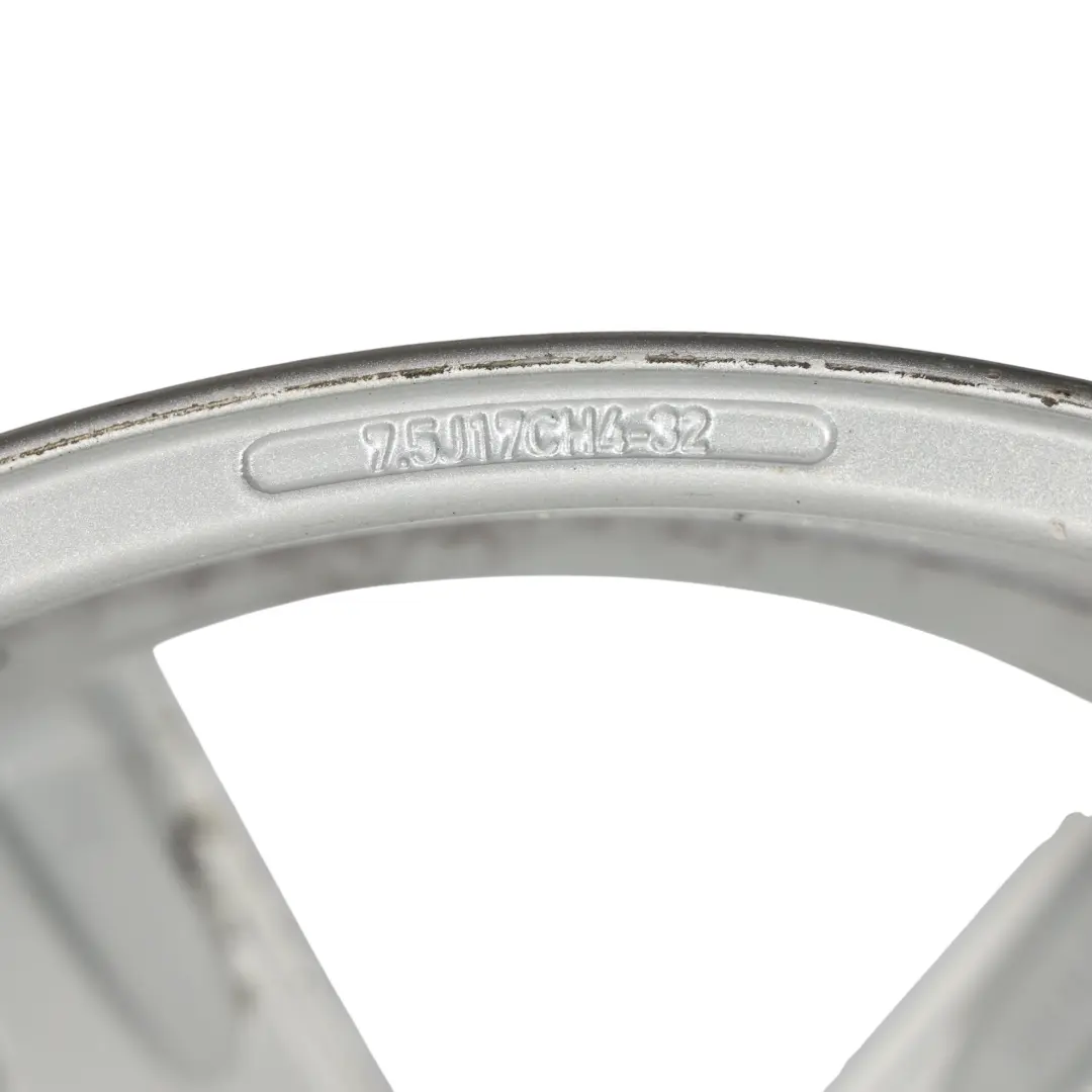 Peugeot 308 Silber Felge Leichtmetallfelge 17" 7.5J ET:32 - SKU 9680731880-1 - Teilenummer 9680731880