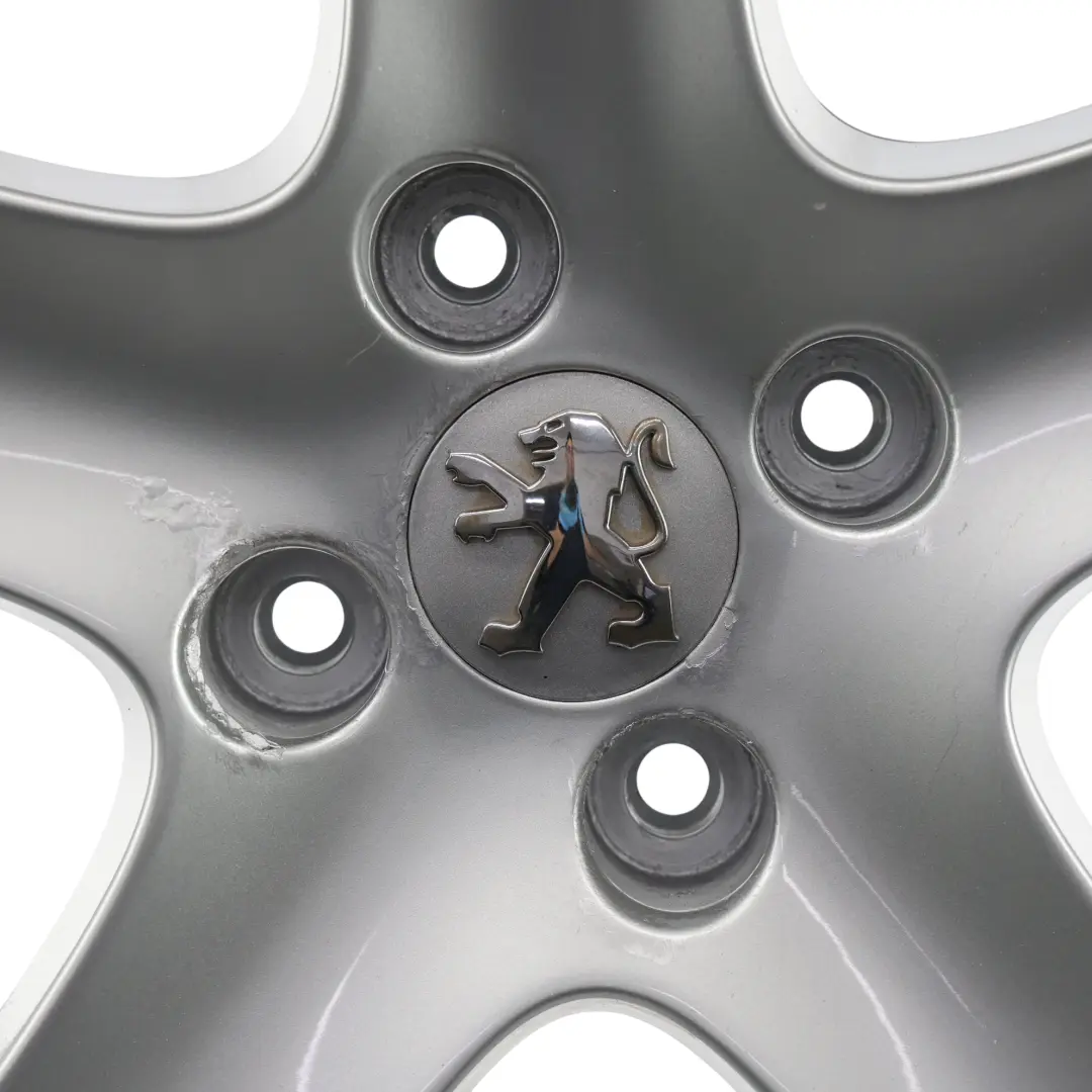 Peugeot 308 Argento Cerchio In Lega 17" 7.5J ET:32 - SKU 9680731880-1 - Numero di parte 9680731880