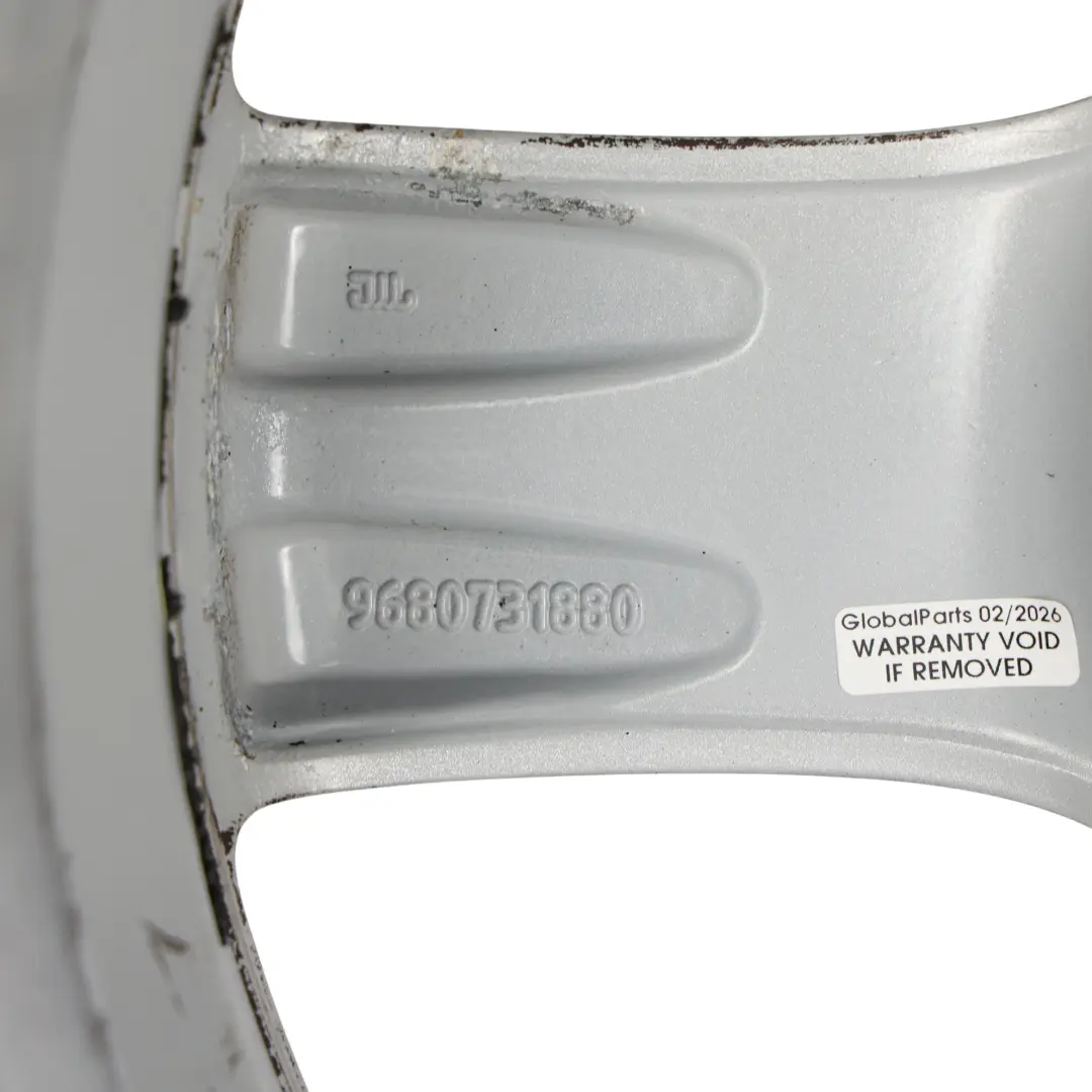 Peugeot 308 Silver Wheel Alloy Rim 17" 7.5J ET:32 - SKU 9680731880-4 - Part number 9680731880