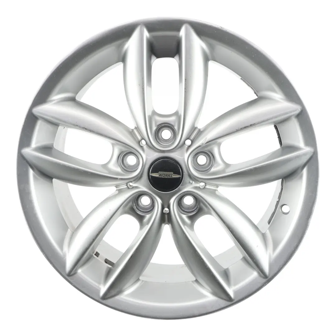 Mini Cooper R60 R61 Silber Alu Felge Alufelge 17" 7J 5 Star Double Spoke 124 - SKU 9803723-2 - Teilenummer 9803723
