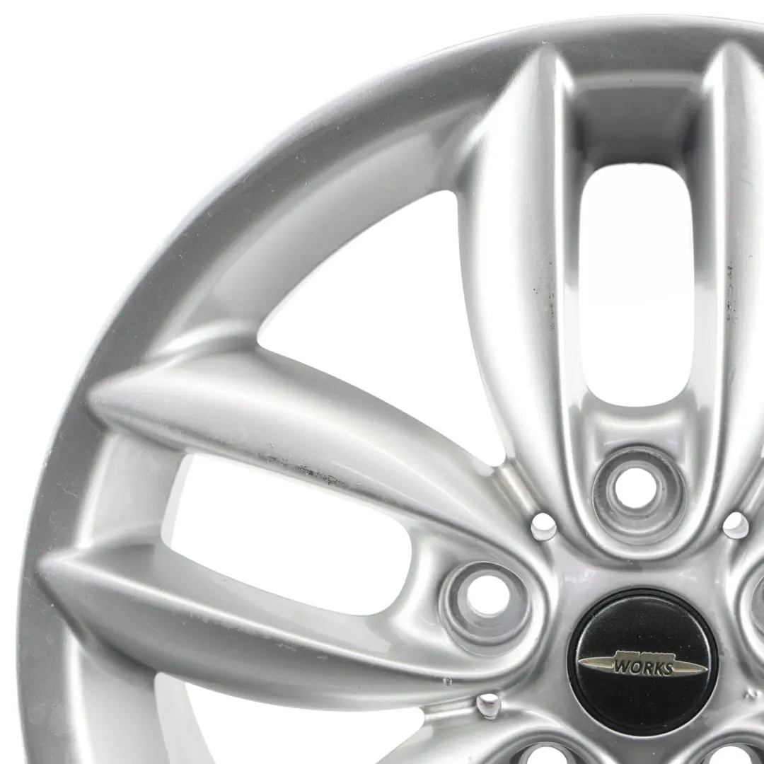 Mini Cooper R60 R61 Argent Jantes Alu Alliage 17" 7J 5 etoile Double Spoke 124 - SKU 9803723-2 - Numéro de pièce 9803723