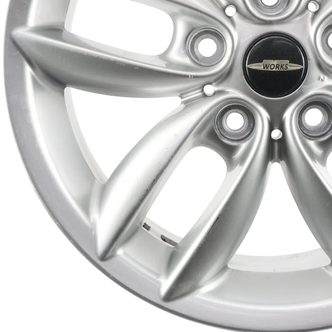 Argent Jantes Alu Alliage 17" 7J 5 etoile Double Spoke 124 pour Mini Cooper R60 R61 à propos du numéro de pièce 9803723 Mini Cooper R60 R61 Argent Jantes Alu Alliage 17" 7J 5 etoile Double Spoke 124 - SKU 9803723-2 - Numéro de pièce 9803723