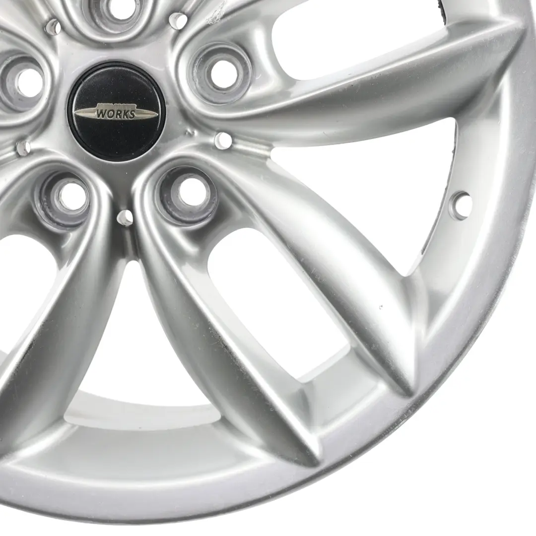 llanta De aleacion De plata 17 "7J 5-Star doble radio 124 para Mini Cooper R60 R61 con número de pieza 9803723 Mini Cooper R60 R61 llanta De aleacion De plata 17 "7J 5-Star doble radio 124 - SKU 9803723-2 - Número de pieza 9803723