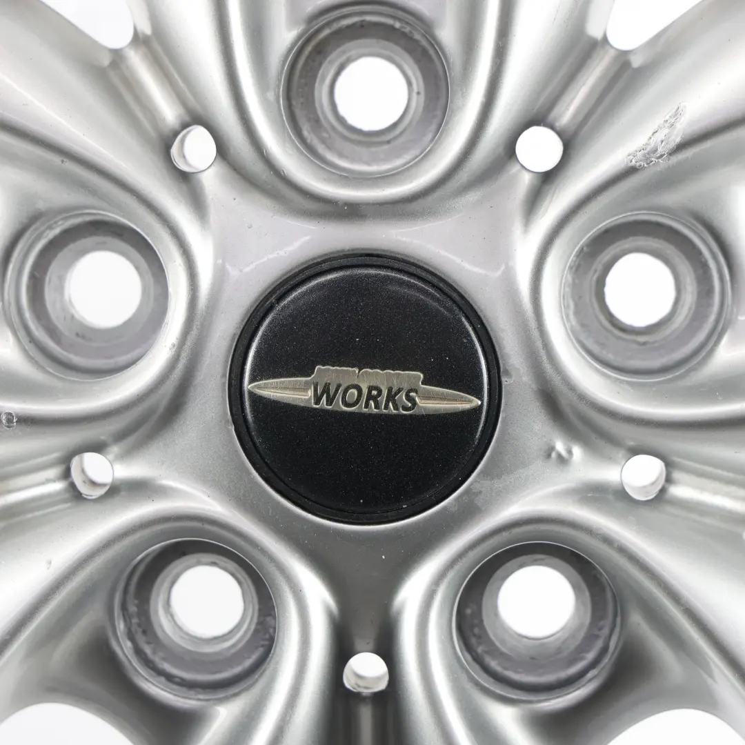 llanta De aleacion De plata 17 "7J 5-Star doble radio 124 para Mini Cooper R60 R61 con número de pieza 9803723 Mini Cooper R60 R61 llanta De aleacion De plata 17 "7J 5-Star doble radio 124 - SKU 9803723-2 - Número de pieza 9803723