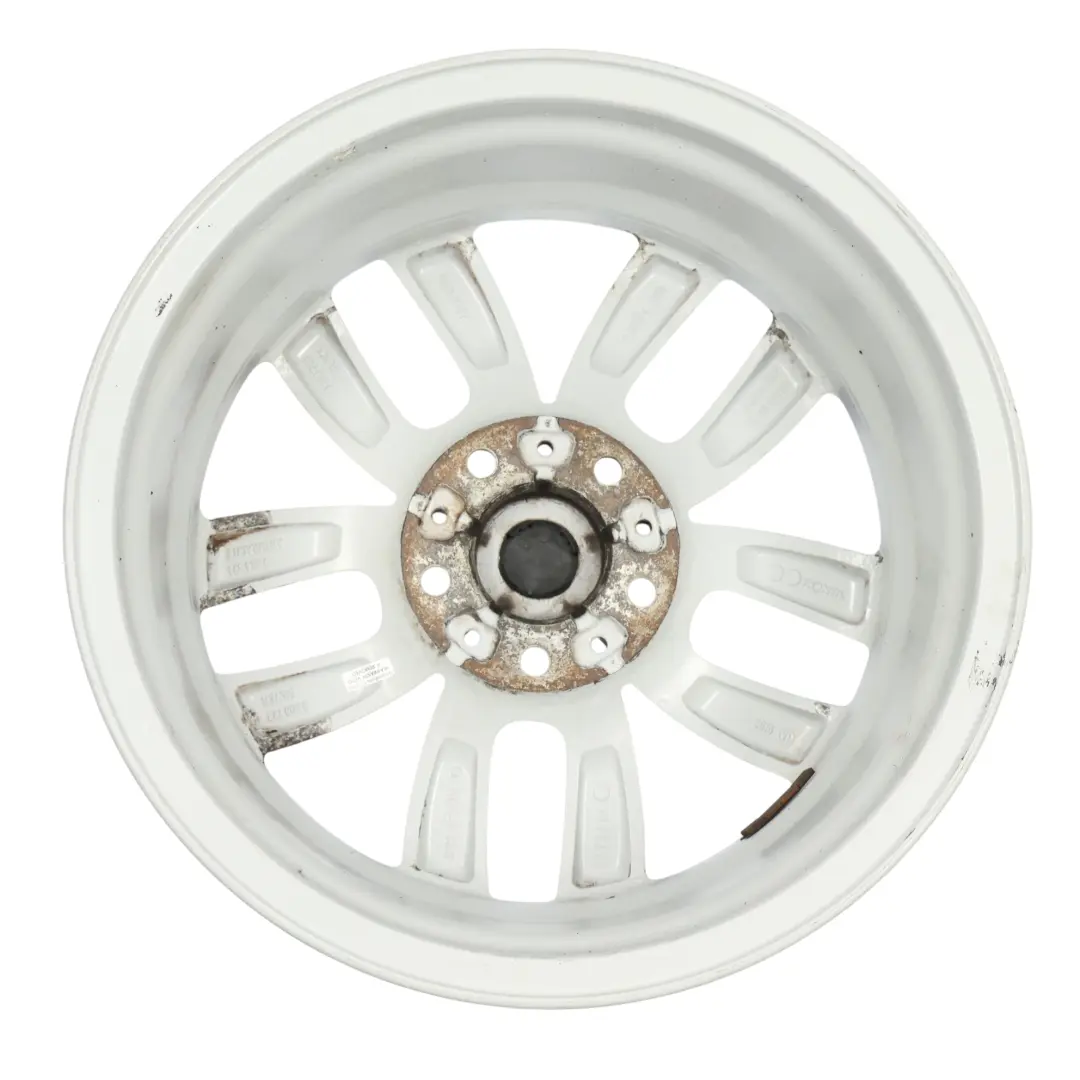 Alloy Rim 17" 7J 5-Star Double Spoke 124 to Mini Cooper R60 R61 Silver Wheel with Part number 9803723 Mini Cooper R60 R61 Silver Wheel Alloy Rim 17" 7J 5-Star Double Spoke 124 - SKU 9803723-4 - Part number 9803723