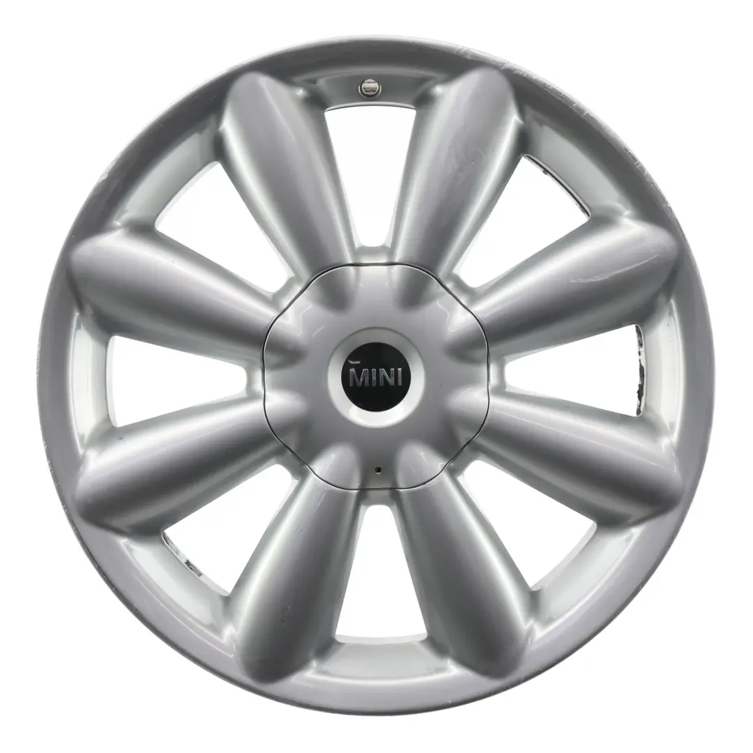 Mini Cooper R60 R61 Argento Cerchio In Lega 18" Et:52 7,5J Turbo Fan 126 - SKU 9803724-2 - Numero di parte 9803724