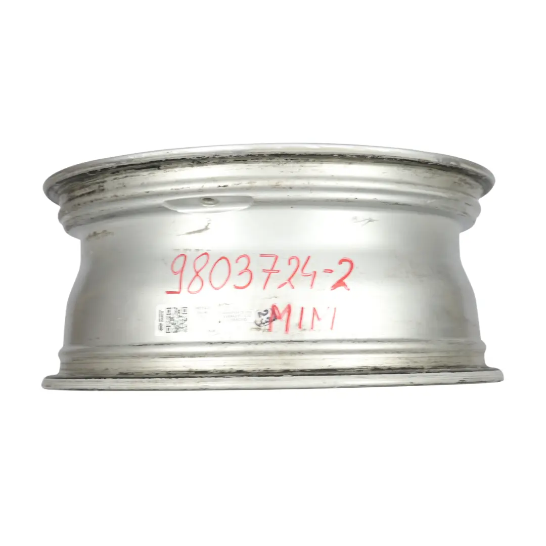 Alloy Rim 18" ET:52 7,5J Turbo Fan 126 to Mini Cooper R60 R61 Silver Wheel with Part number 9803724 Mini Cooper R60 R61 Silver Wheel Alloy Rim 18" ET:52 7,5J Turbo Fan 126 - SKU 9803724-2 - Part number 9803724