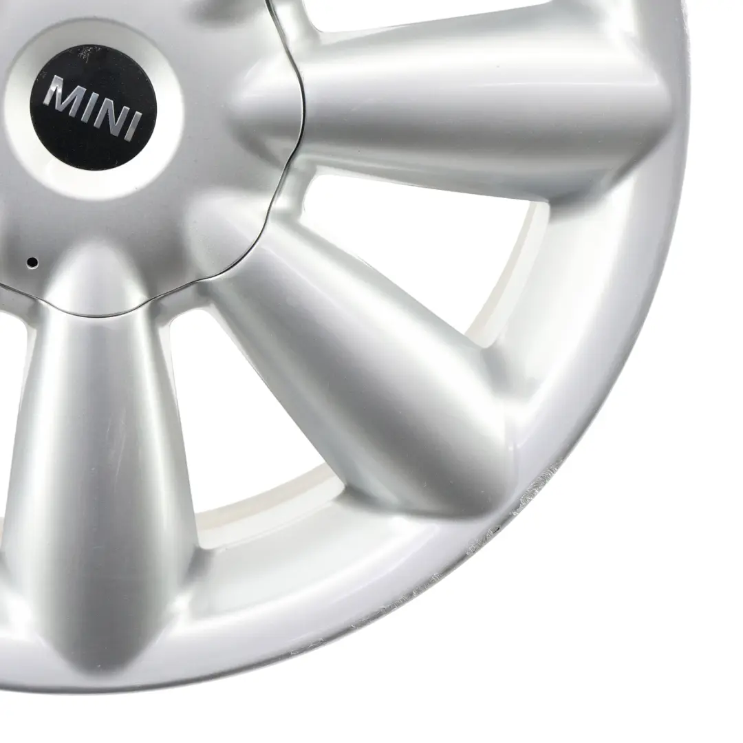 Mini Cooper R60 R61 Silver Wheel Alloy Rim 18" ET:52 7,5J Turbo Fan 126 - SKU 9803724-2 - Part number 9803724