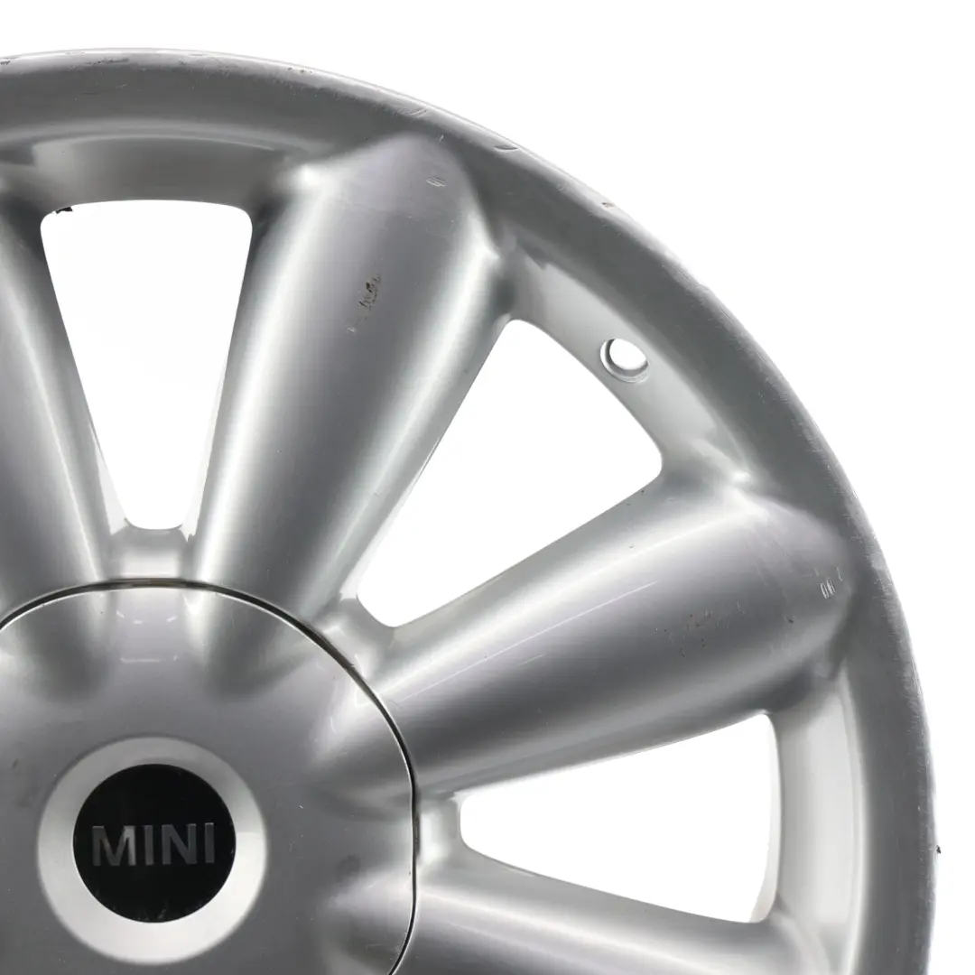 Mini Cooper R60 R61 Silver Wheel Alloy Rim 18" ET:52 7,5J Turbo Fan 126 - SKU 9803724-3 - Part number 9803724
