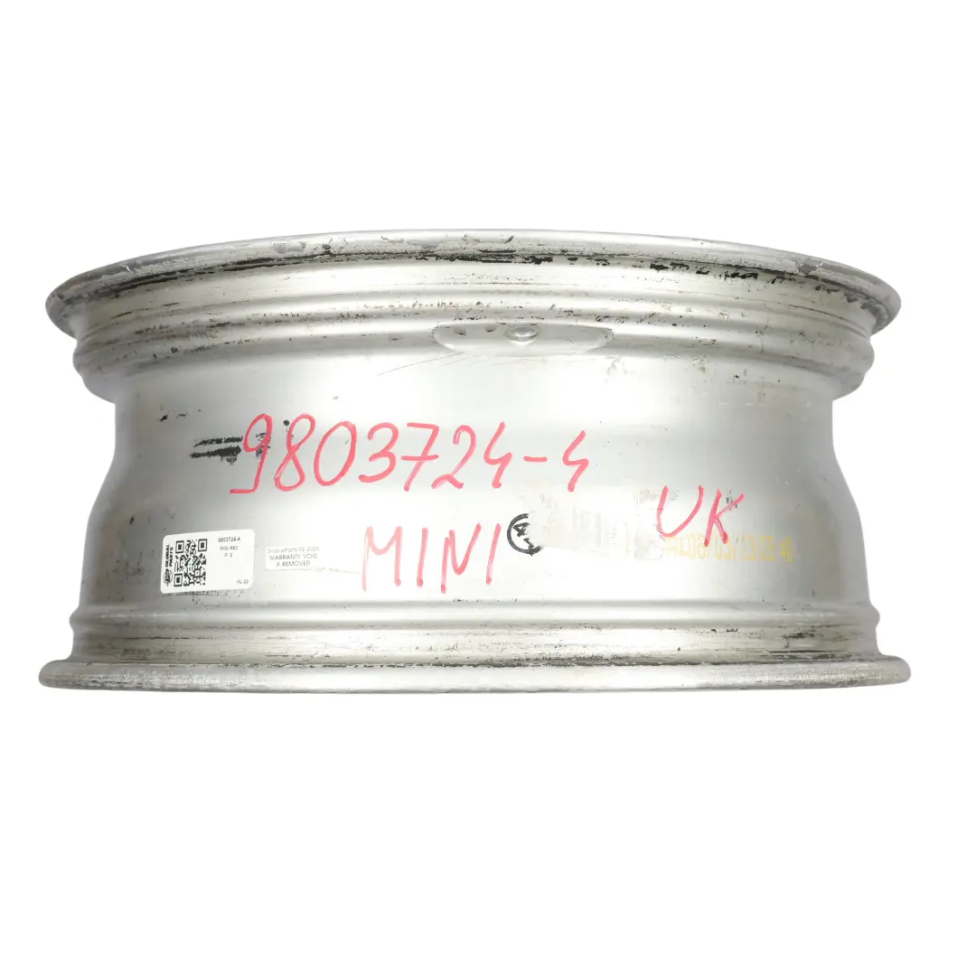 Alloy Rim 18" ET:52 7,5J Turbo Fan 126 to Mini Cooper R60 R61 Silver Wheel with Part number 9803724 Mini Cooper R60 R61 Silver Wheel Alloy Rim 18" ET:52 7,5J Turbo Fan 126 - SKU 9803724-4 - Part number 9803724