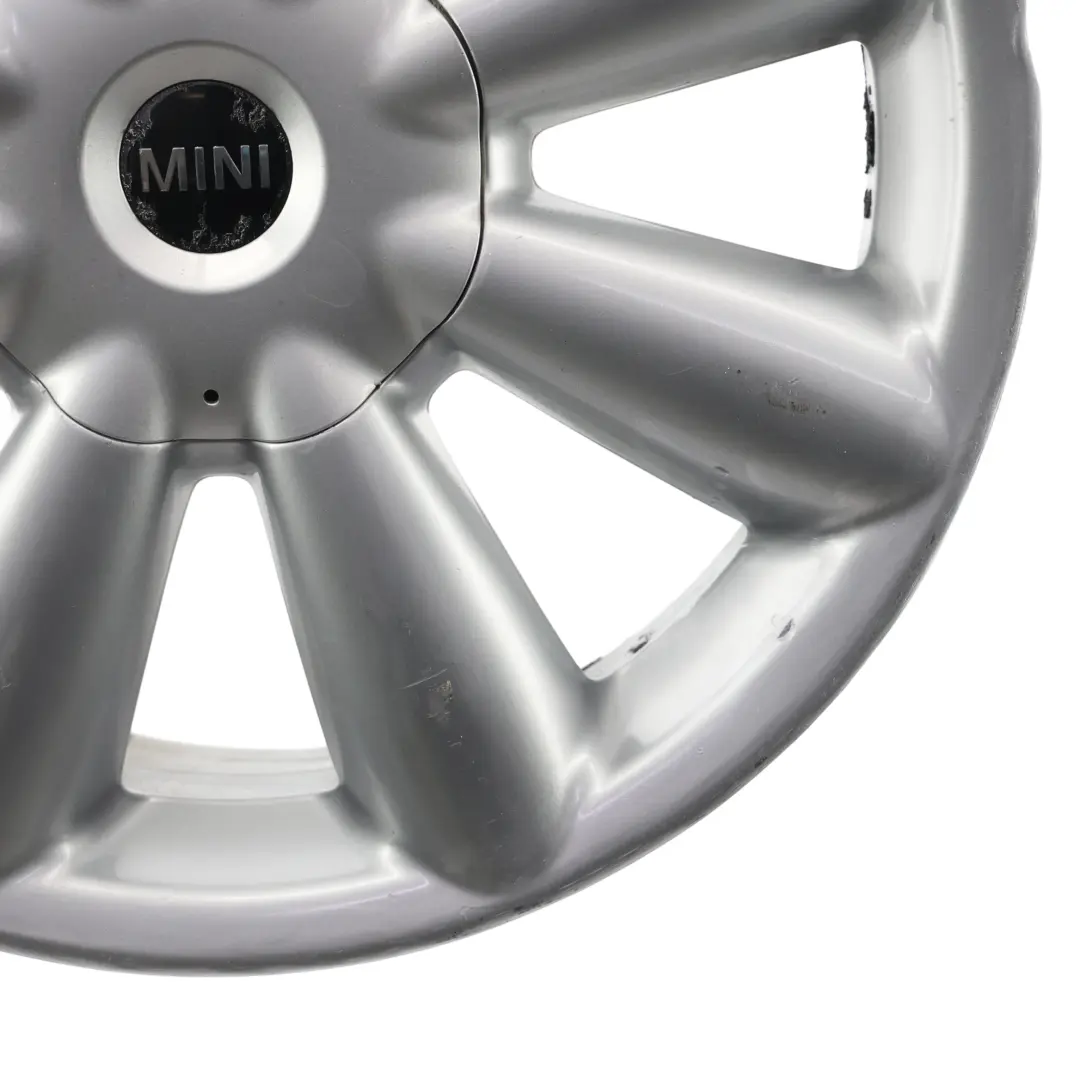 Alloy Rim 18" ET:52 7,5J Turbo Fan 126 to Mini Cooper R60 R61 Silver Wheel with Part number 9803724 Mini Cooper R60 R61 Silver Wheel Alloy Rim 18" ET:52 7,5J Turbo Fan 126 - SKU 9803724-4 - Part number 9803724