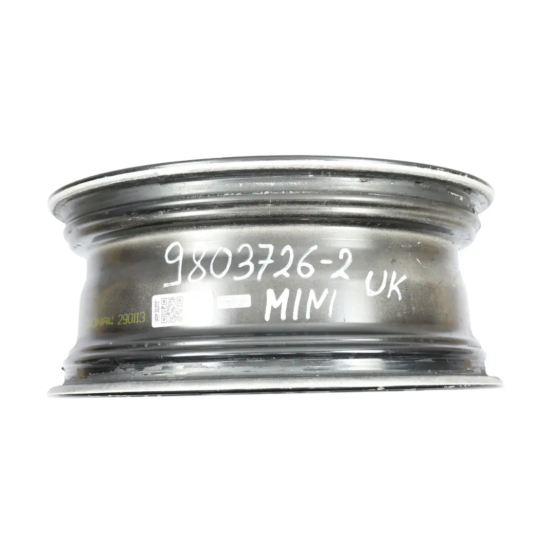 Alloy Rim 17" 7J 5-Star Double Spoke 124 to Mini Cooper R60 R61 Black Wheel with Part number 9803726 Mini Cooper R60 R61 Black Wheel Alloy Rim 17" 7J 5-Star Double Spoke 124 - SKU 9803726-2 - Part number 9803726