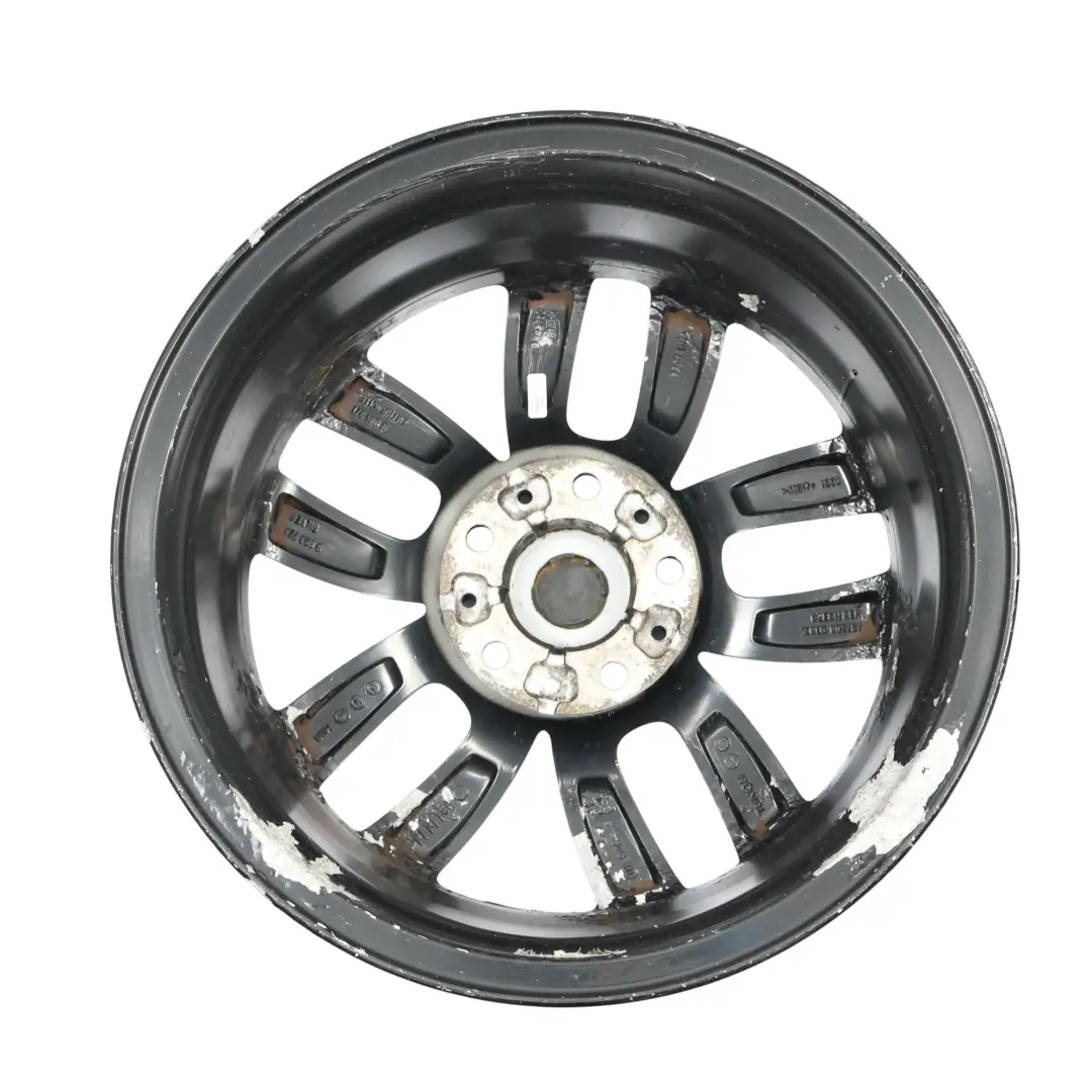 Mini Cooper R60 R61 Black Wheel Alloy Rim 17" 7J 5-Star Double Spoke 124 - SKU 9803726-2 - Part number 9803726