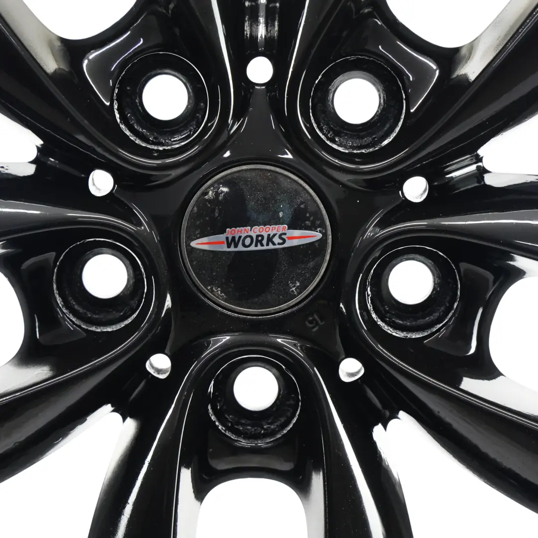 Mini Cooper R60 R61 Black Wheel Alloy Rim 17" 7J 5-Star Double Spoke 124 - SKU 9803726-2 - Part number 9803726