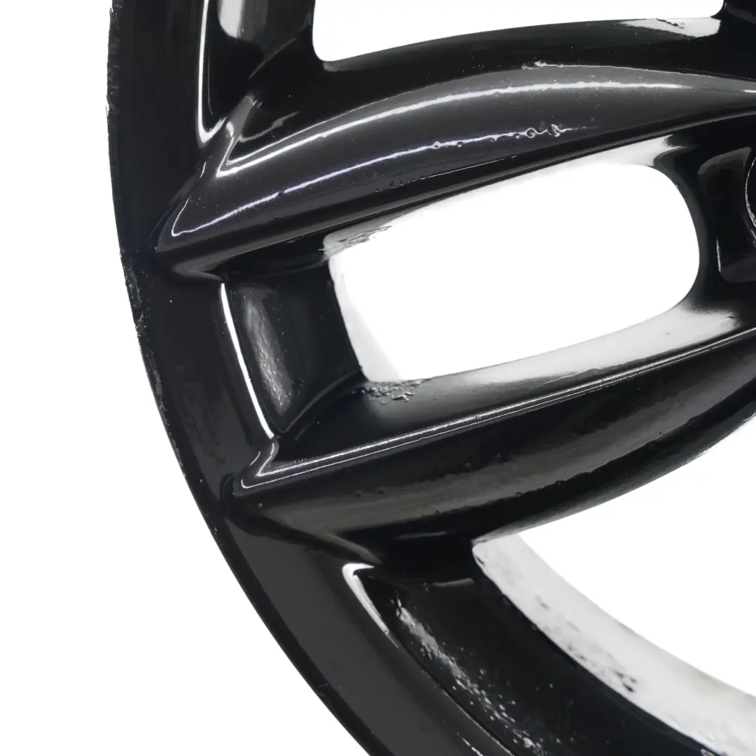 Mini Cooper R60 R61 Black Wheel Alloy Rim 17" 7J 5-Star Double Spoke 124 - SKU 9803726-2 - Part number 9803726