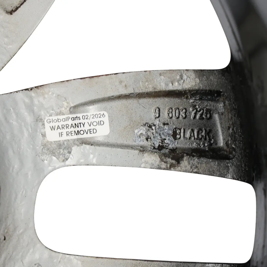 Mini R60 R61 Felga Aluminiowa 17" 7J 5-Star Double Spoke-124 Czarna - SKU 9803726-4 - Numer Części 9803726