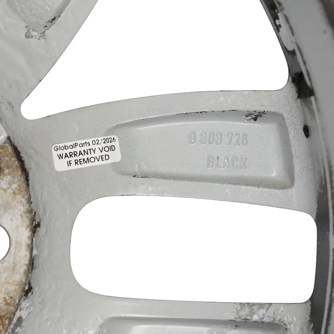 Mini Cooper R60 R61 Llanta Aleación Negra 17" 7J ET:50 5 Estrellas Radios 124 - SKU 9803726-5 - Número de pieza 9803726