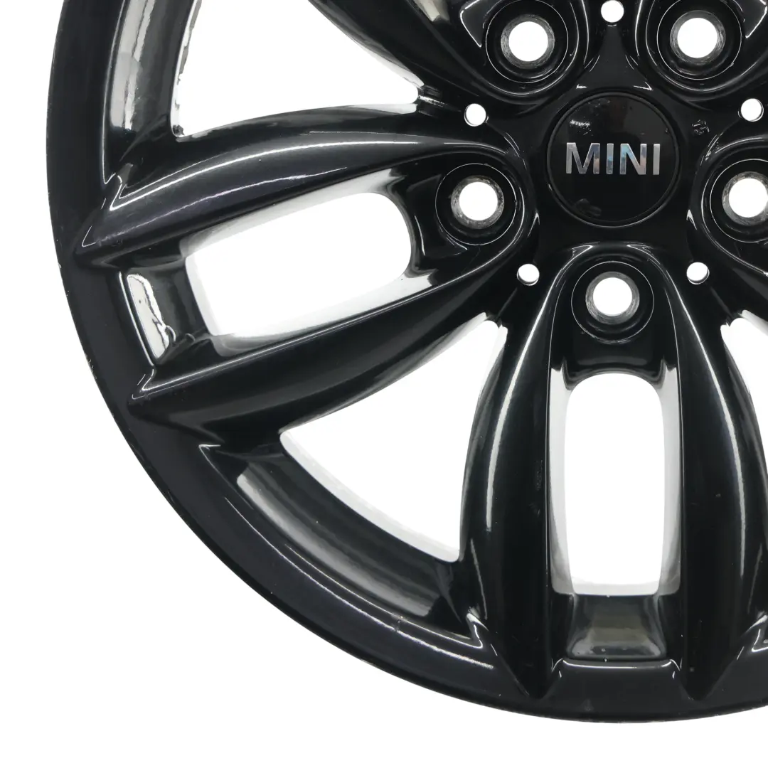 Mini Cooper R60 R61 Llanta Aleación Negra 17" 7J ET:50 5 Estrellas Radios 124 - SKU 9803726-5 - Número de pieza 9803726