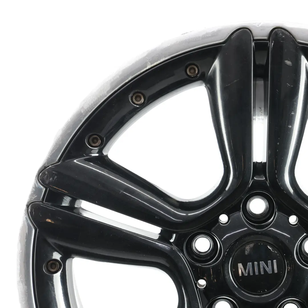 Rim Alloy Black 18" ET:52 7,5J 5-Star Double Spoke 127 to Mini Cooper R60 R61 Wheel with Part number 9803727 Mini Cooper R60 R61 Wheel Rim Alloy Black 18" ET:52 7,5J 5-Star Double Spoke 127 - SKU 9803727-4 - Part number 9803727