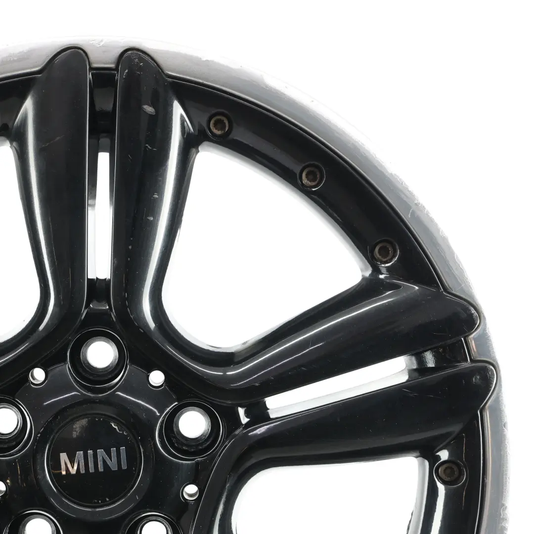 Alufelge Schwarz 18" ET:52 7,5J 5-Stern Doppelspeiche 127 für Mini Cooper R60 R61 mit Teilenummer 9803727 Mini Cooper R60 R61 Alufelge Schwarz 18" ET:52 7,5J 5-Stern Doppelspeiche 127 - SKU 9803727-4 - Teilenummer 9803727