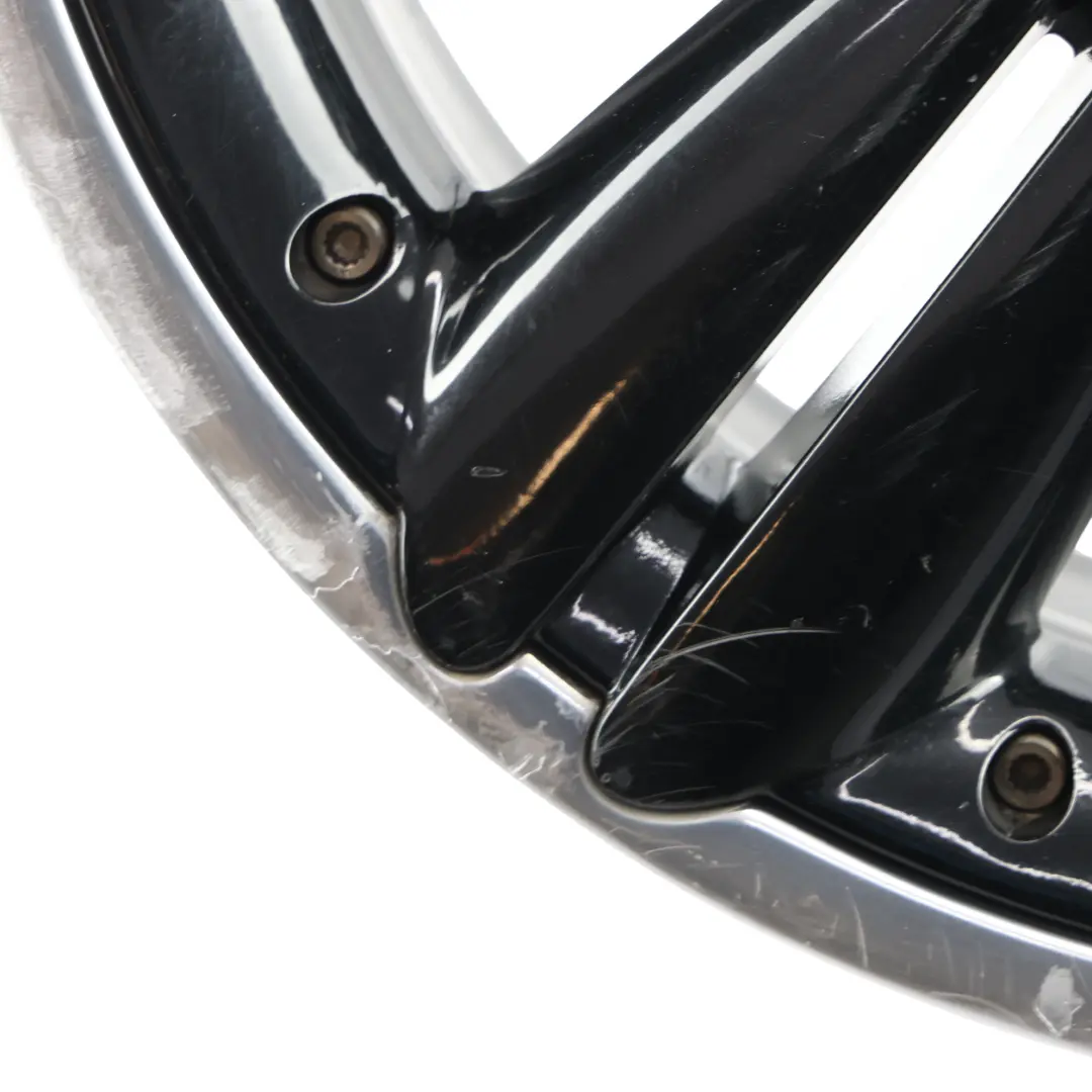 Alufelge Schwarz 18" ET:52 7,5J 5-Stern Doppelspeiche 127 für Mini Cooper R60 R61 mit Teilenummer 9803727 Mini Cooper R60 R61 Alufelge Schwarz 18" ET:52 7,5J 5-Stern Doppelspeiche 127 - SKU 9803727-4 - Teilenummer 9803727