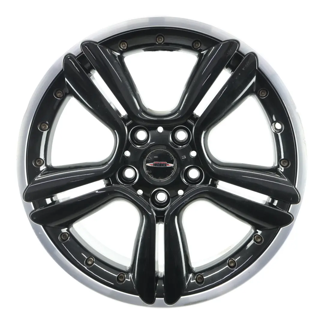 Mini Cooper One R60 R61 Wheel Alloy Rim 18" ET:52 7,5J 5-Star Double Spoke 127 - SKU 9803727-6 - Part number 9803727