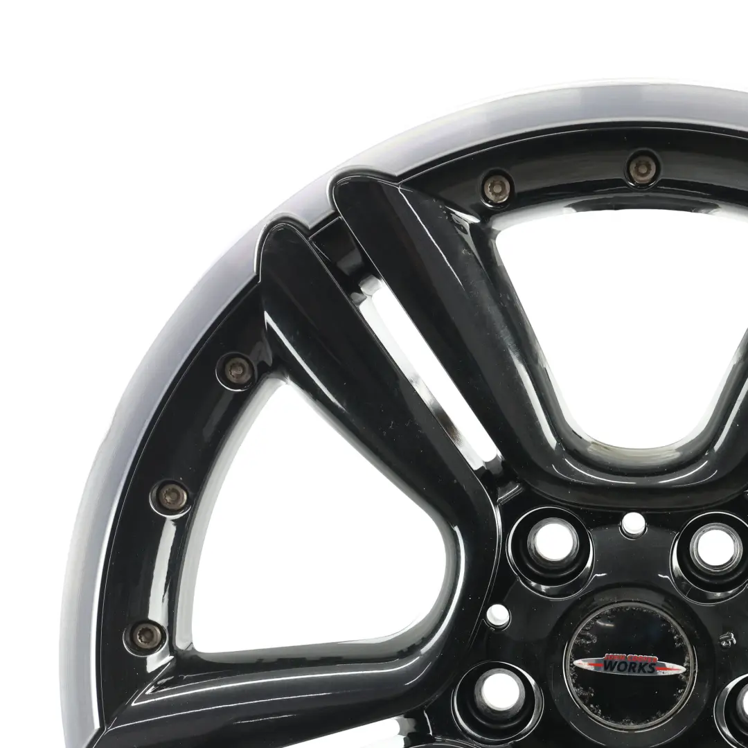 Alloy Rim 18" ET:52 7,5J 5-Star Double Spoke 127 to Mini Cooper One R60 R61 Wheel with Part number 9803727 Mini Cooper One R60 R61 Wheel Alloy Rim 18" ET:52 7,5J 5-Star Double Spoke 127 - SKU 9803727-6 - Part number 9803727