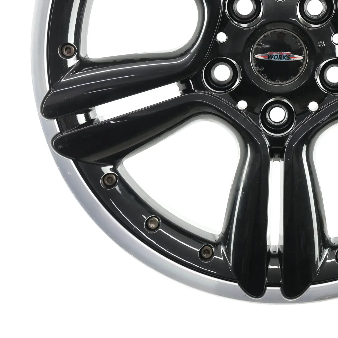 Alloy Rim 18" ET:52 7,5J 5-Star Double Spoke 127 to Mini Cooper One R60 R61 Wheel with Part number 9803727 Mini Cooper One R60 R61 Wheel Alloy Rim 18" ET:52 7,5J 5-Star Double Spoke 127 - SKU 9803727-6 - Part number 9803727